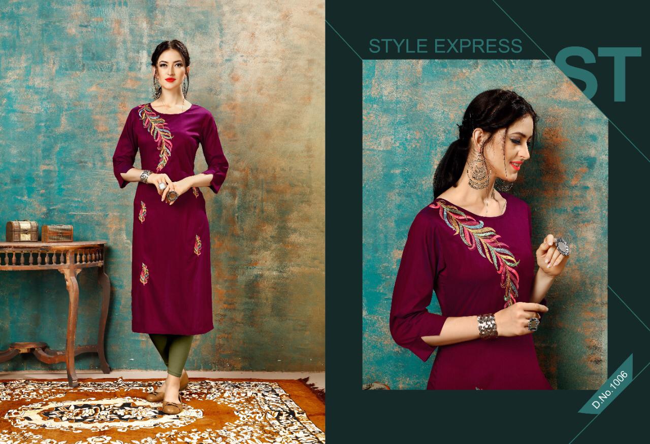 Sweety fashion structure beautifully designed fashionable Kurties in wholesale prices