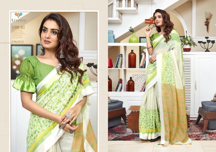 Triveni gresiya innovative style sarees in factory rates