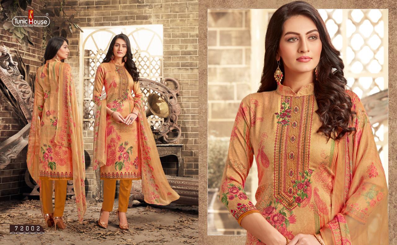 Tunic house Kreeti charming look pashmina Salwar Suits