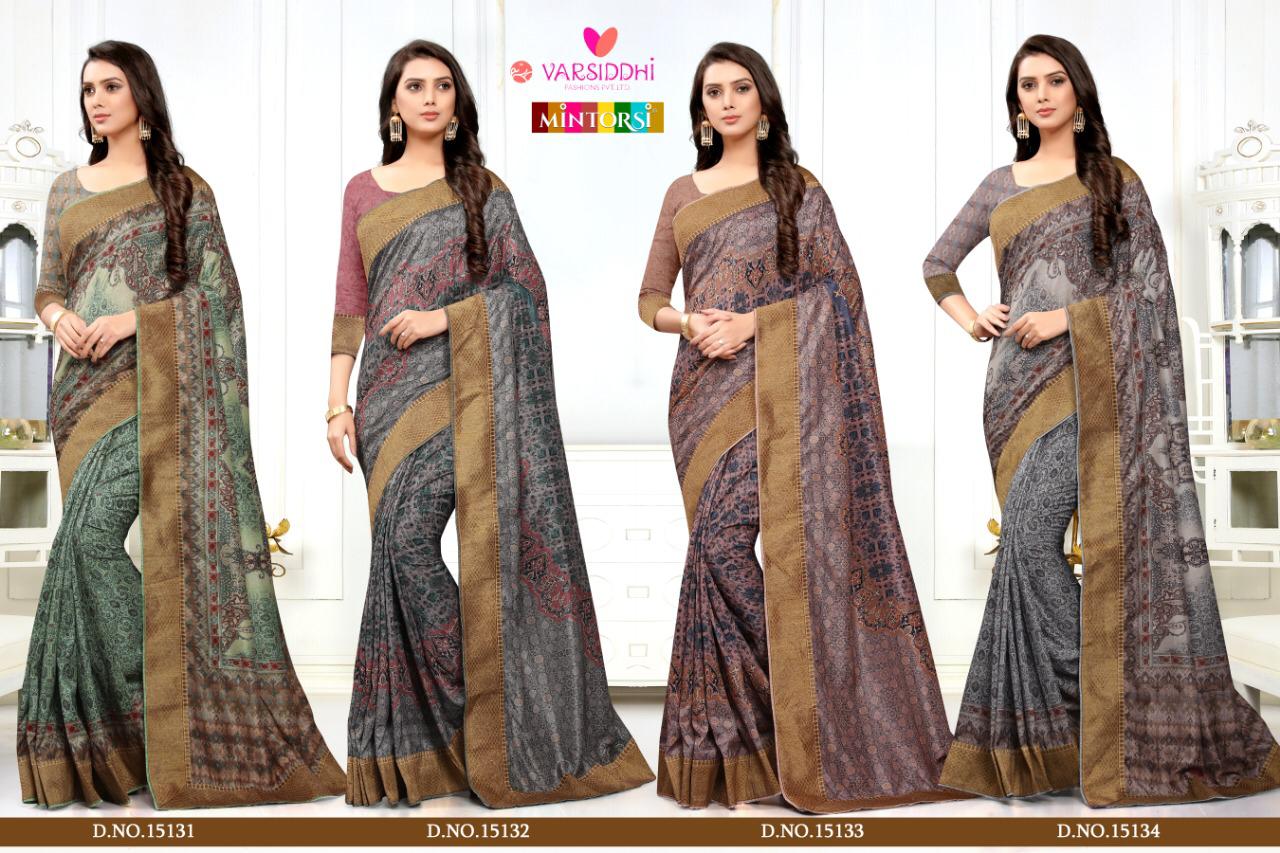 Varsiddhi D.no.15131-15134 innovative style sarees in wholesale prices