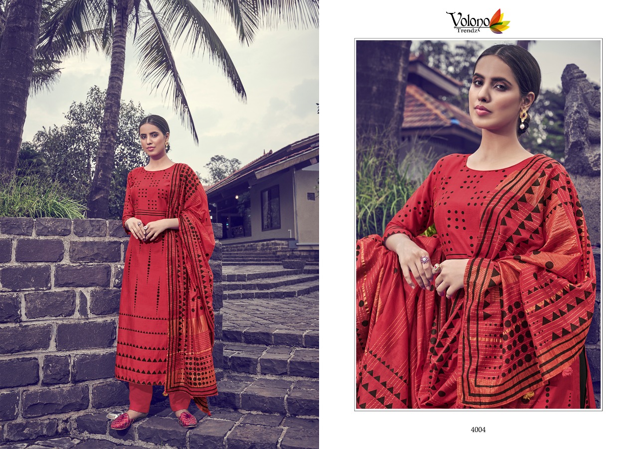 Volono trendz panchu vol -4 attractive look pashmina Salwar suits in wholesale