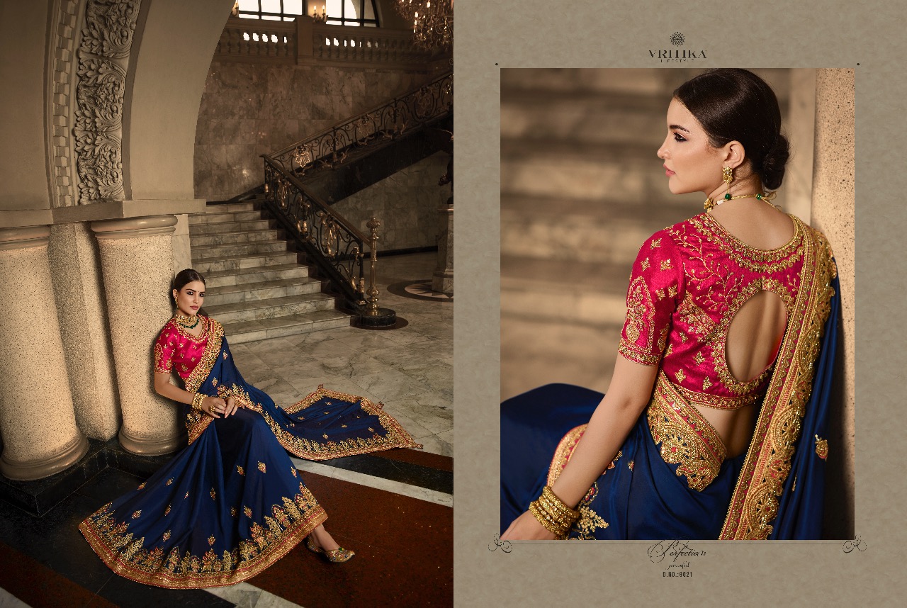 Vritika lifestyle Palash vol-2 festive collection beautifully designed amazing sarees