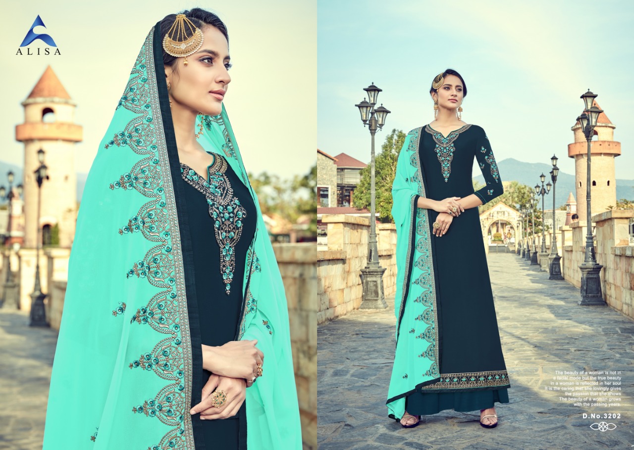 Alisa Sara vol-2 astonishing style beautifully designed Salwar suits