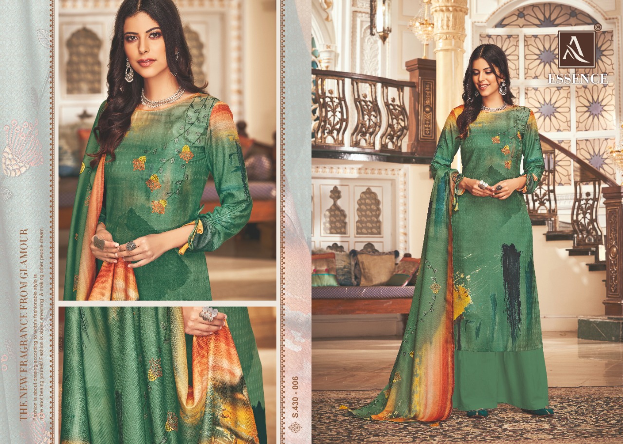 Alok Suit essence  a new and stylish classy look Salwar suits