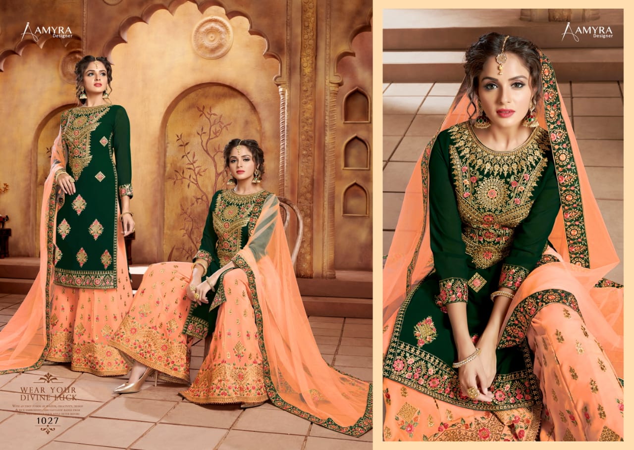 Amrya Designer gulnaaz vol-6 astonishing style bridal collection Salwar suits