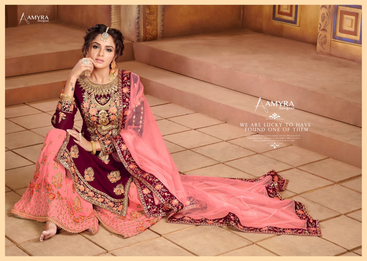 Amrya Designer gulnaaz vol-6 astonishing style bridal collection Salwar suits