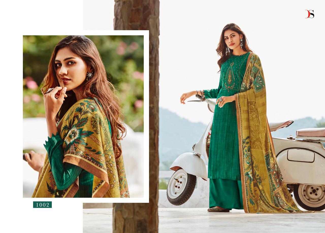 Deepsy suits khwab stunning look beautifully designed pashmina Salwar