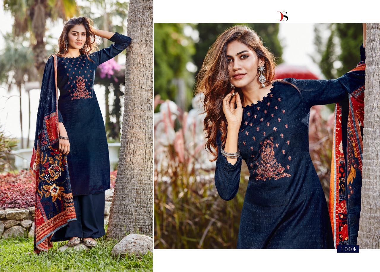 Deepsy suits khwab stunning look beautifully designed pashmina Salwar