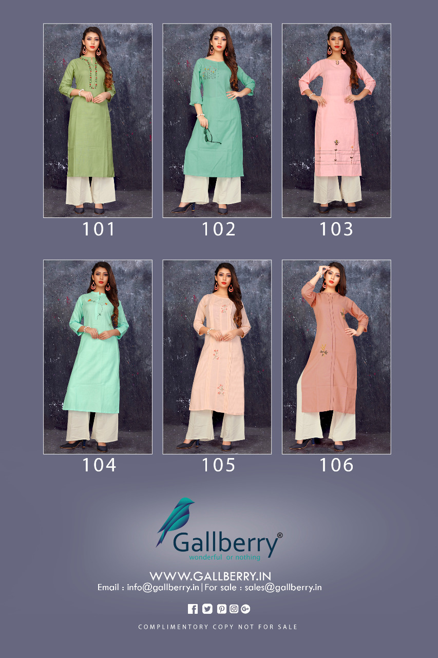Gallberry Chitra vol-2 astonishing style of Beautifully Designed colorful Kurties