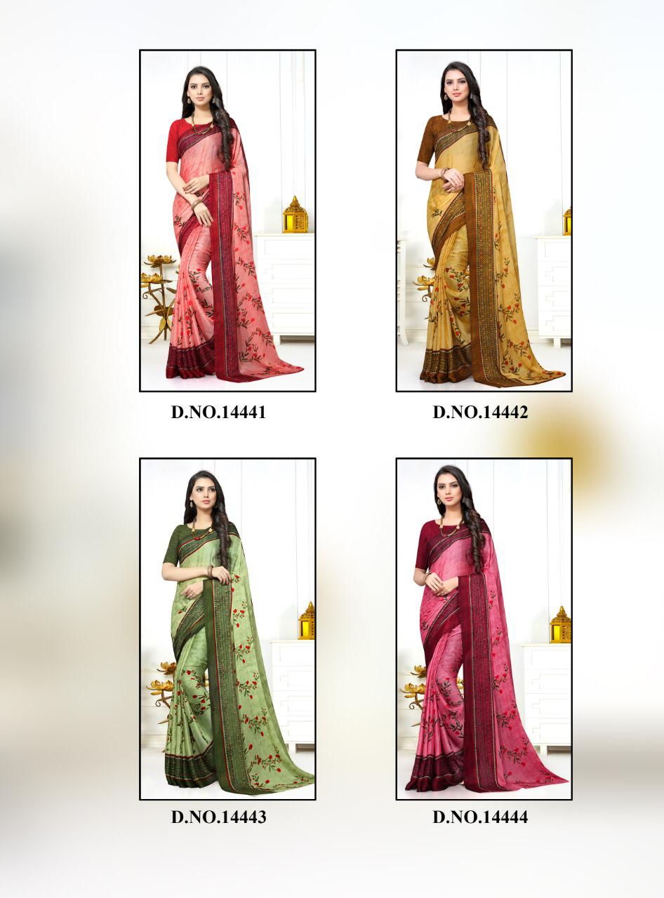 Harsiddhi flower beauty a new and stylish look sarees in exciting prices