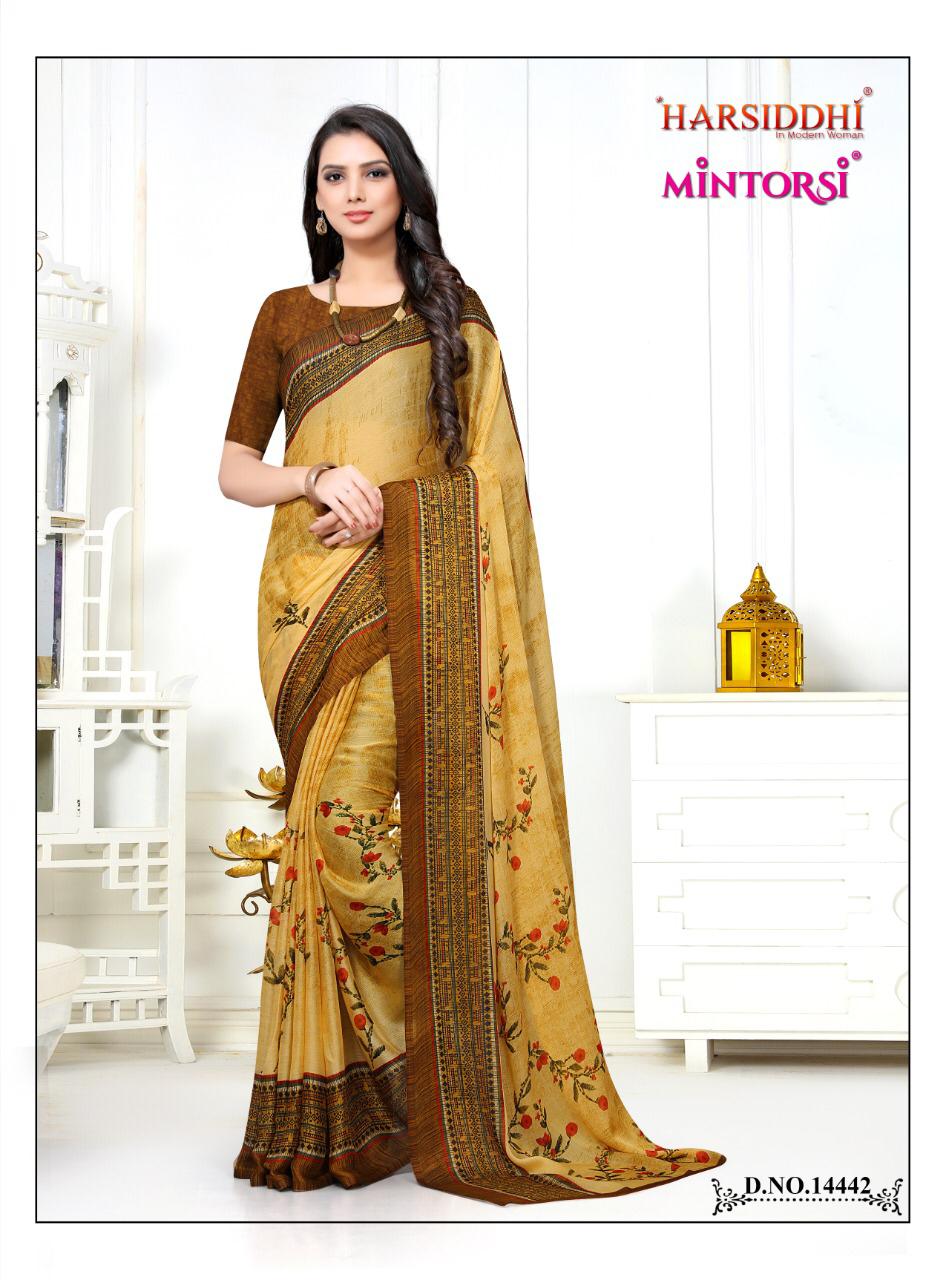 Harsiddhi flower beauty a new and stylish look sarees in exciting prices