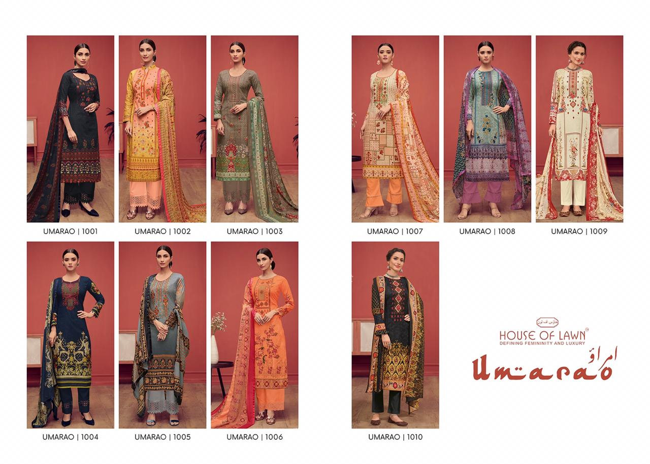 House of lawn Umarao innovative style of Salwar suit