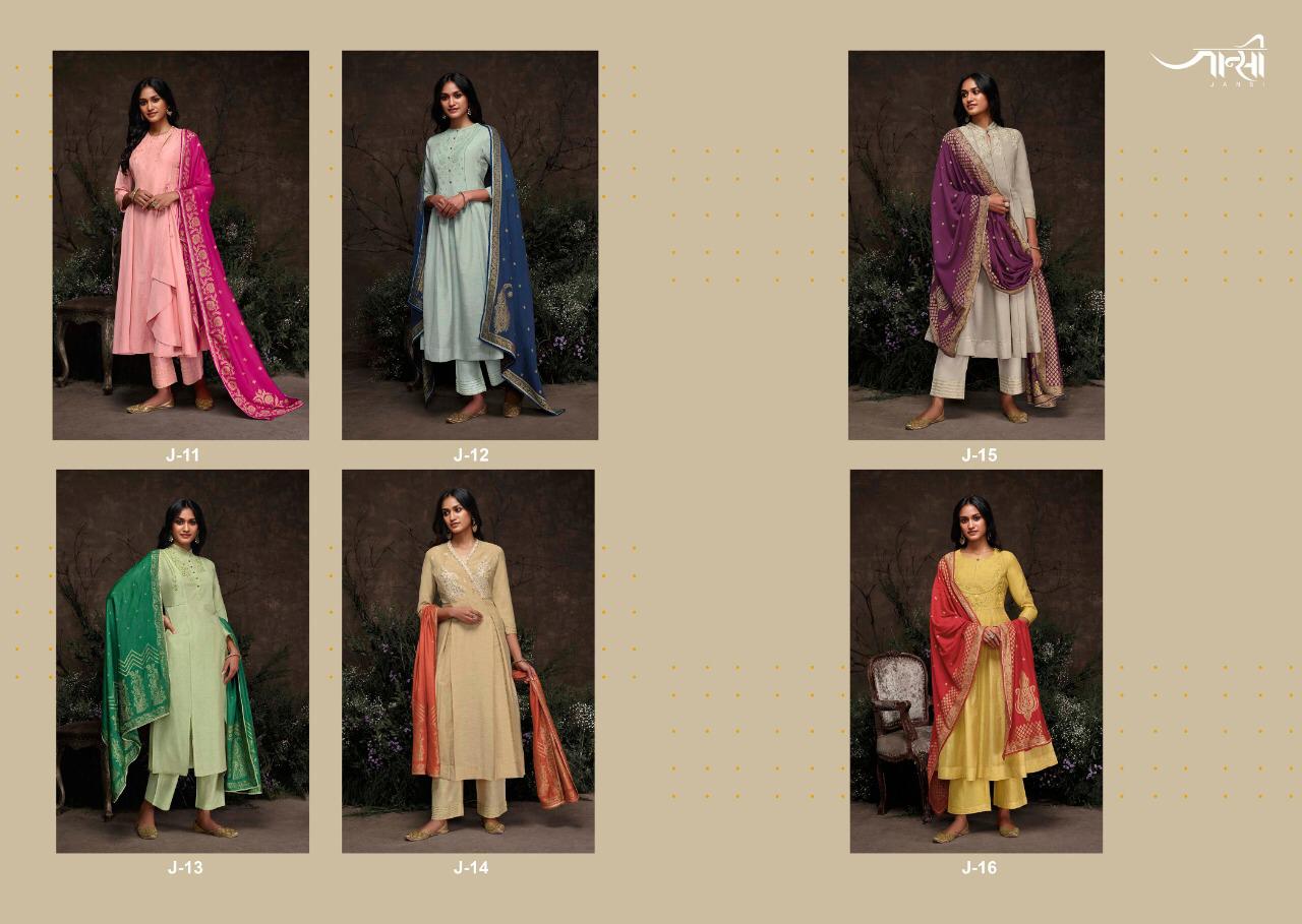 Jansi noora silk beautiful fancy party wear gowns wholesaler