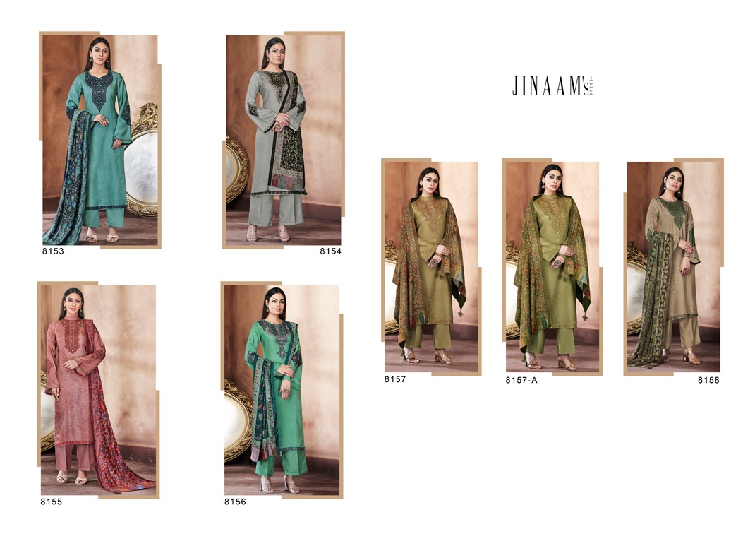 Jinaam Melissa classy catchy look Salwar suits in wholesale