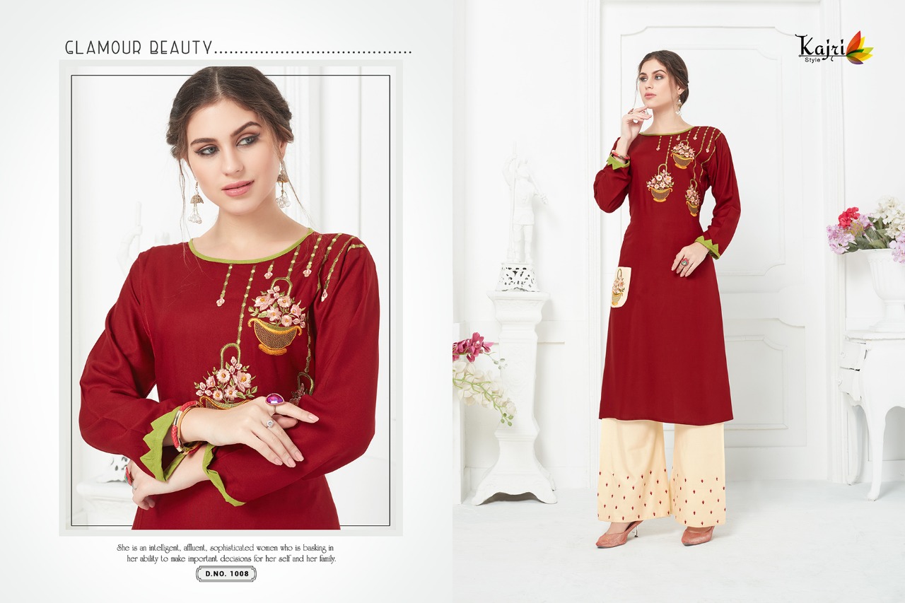 Kajri Style Noor vol-5 charming look beautifully designed Kurties