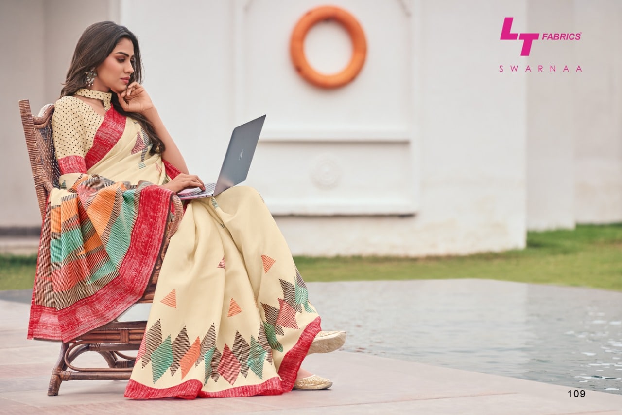 Lt fashion swarnaa silk sarees daily wear collection