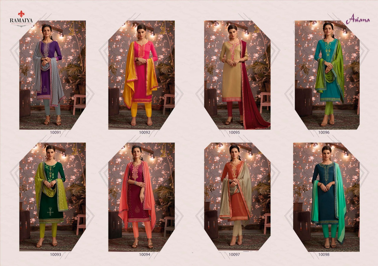 Ramaiya asiana innovative style beautifully designed Salwar suits