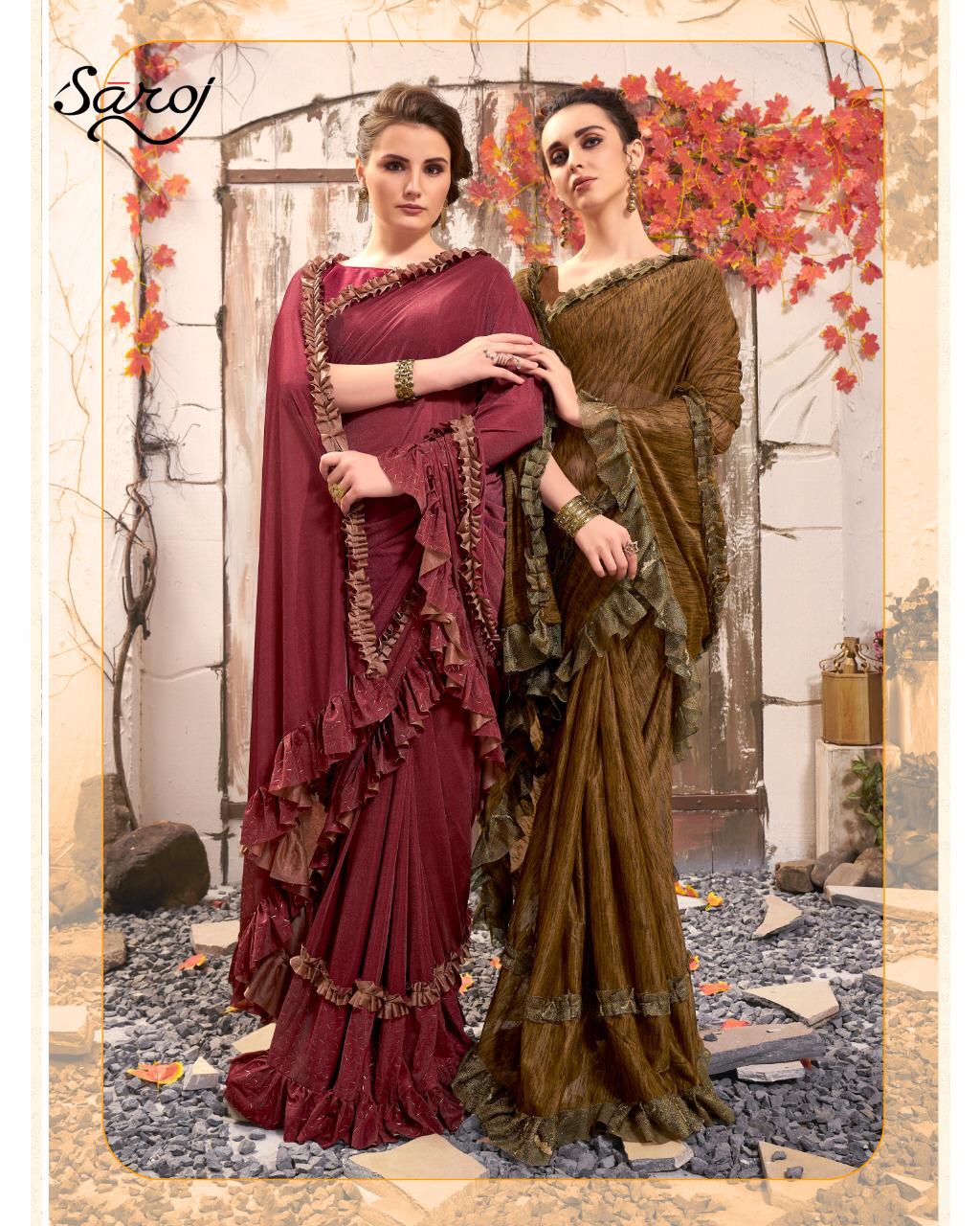 Saroj sandalwood vol-2 astonishing style beautifully designed sarees