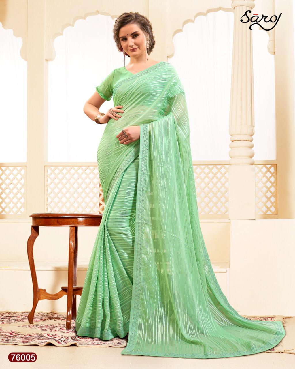 Saroj super line gorgeous and stylish look colorful sarees