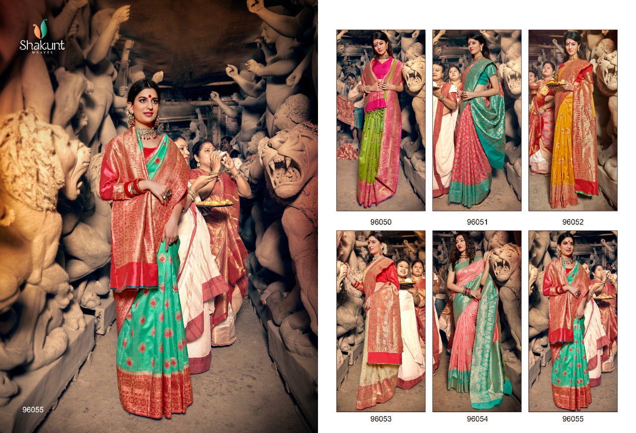 Shakunt weaves raadhya beautifully designed traditional style sarees