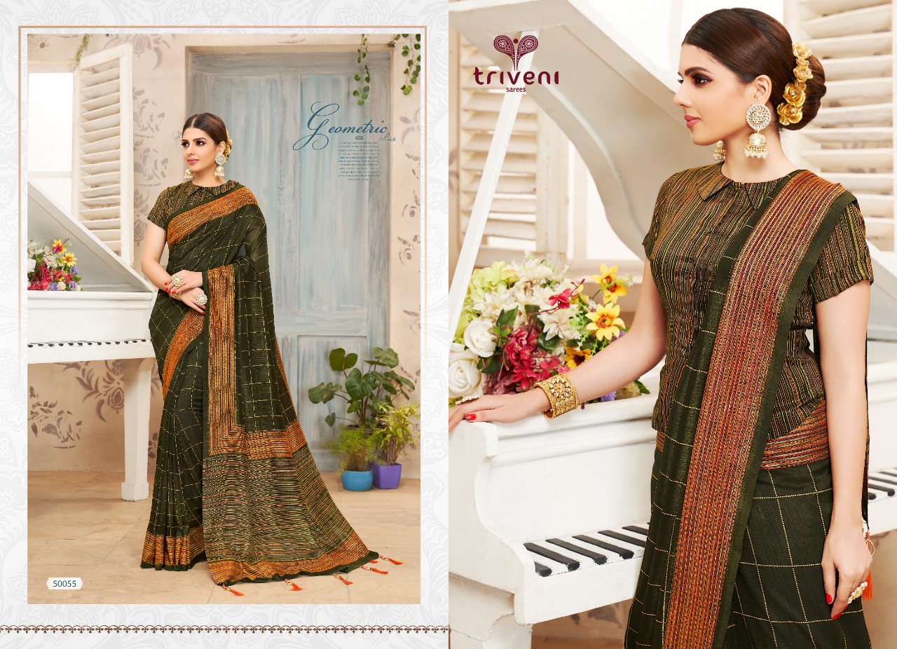 Triveni jayamala beautiful collection of sarees in wholesale prices