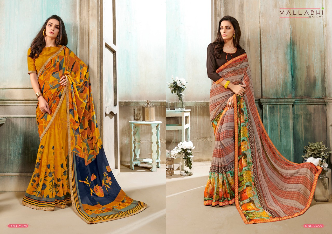 Vallabhi Prints kangana vol-2 a new and stylish look sarees