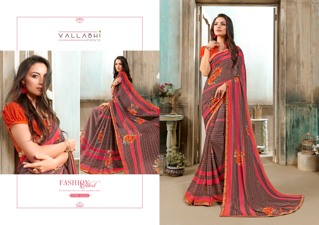 Vallabhi Prints kangana vol-2 a new and stylish look sarees
