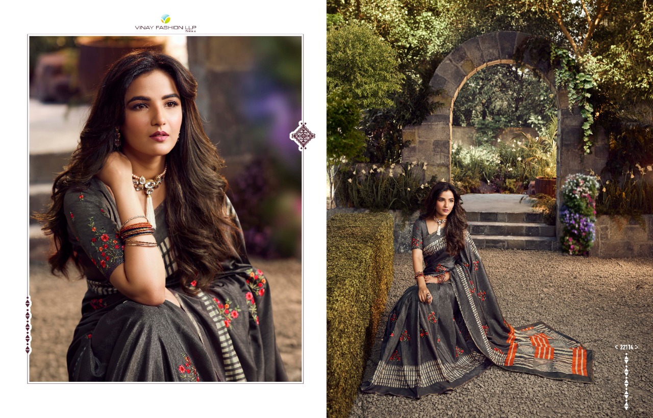 Vinay Fashion resham innovative style beautifully designed Sarees