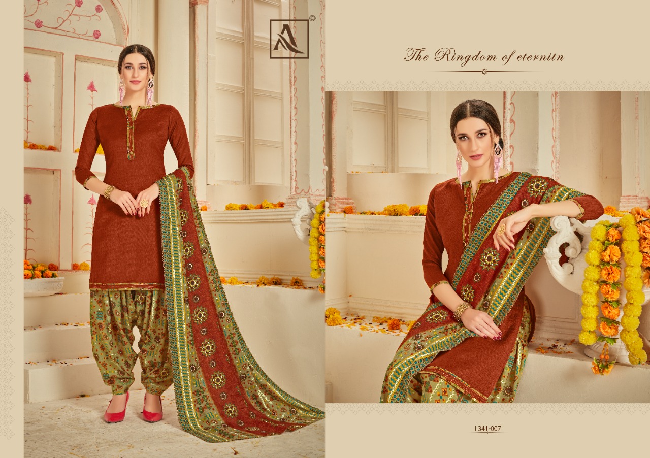 Alok Suit Naaz e patiyala innovative style beautifully designed attractive look Salwar suits