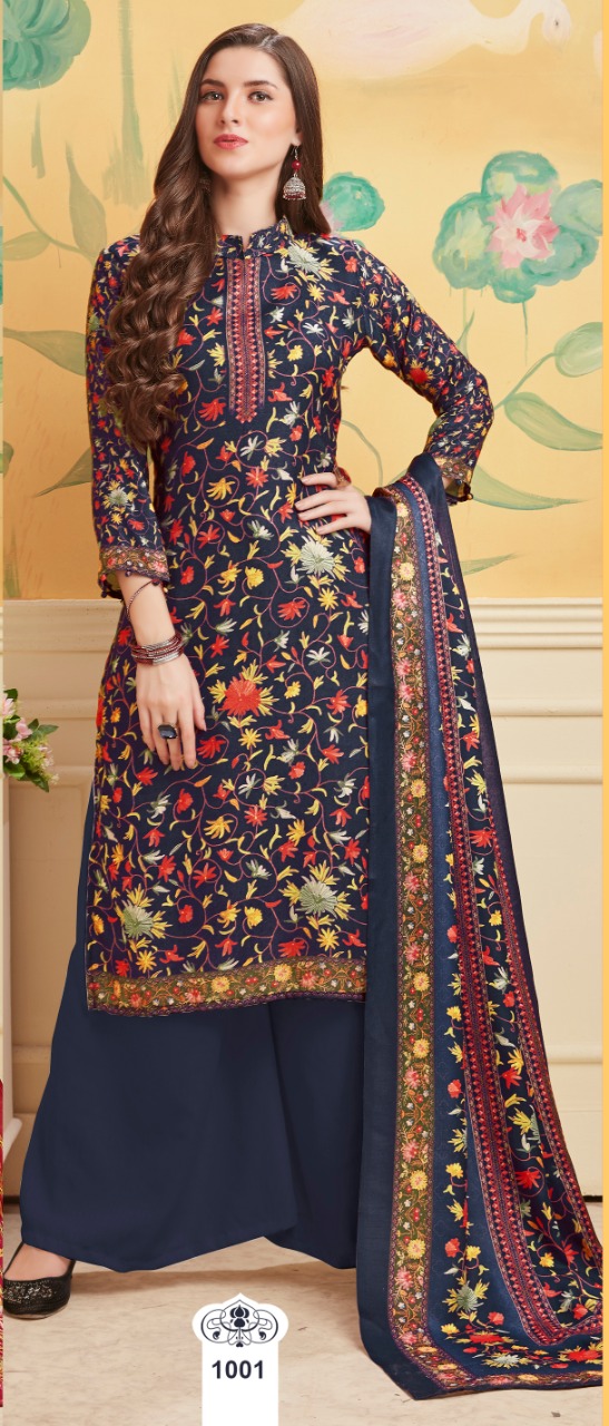 Bipson kashmiri queen vol-3 astonishing style beautifully designed Salwar suits