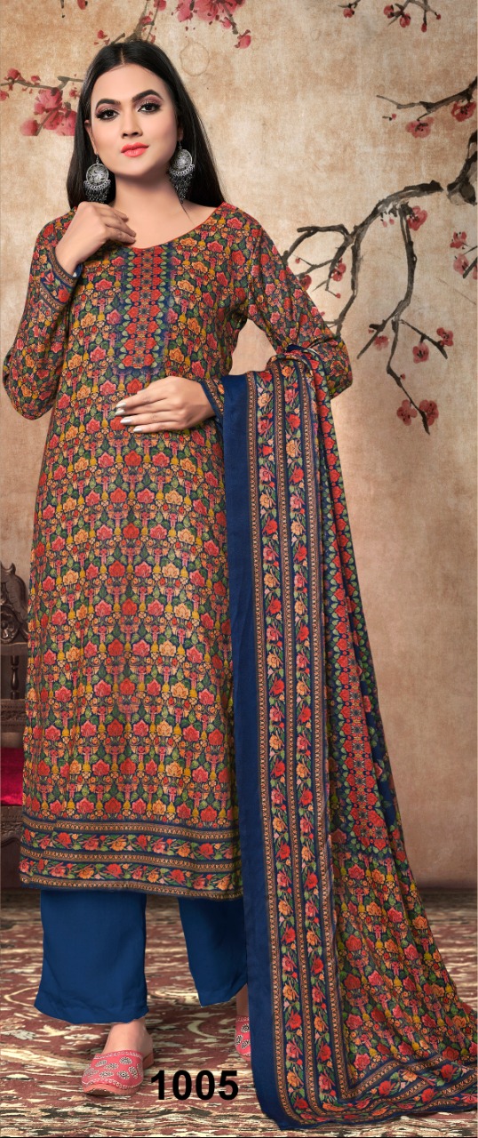 Bipson kashmiri queen Vol-4 astonishing style beautifully designed Salwar suits