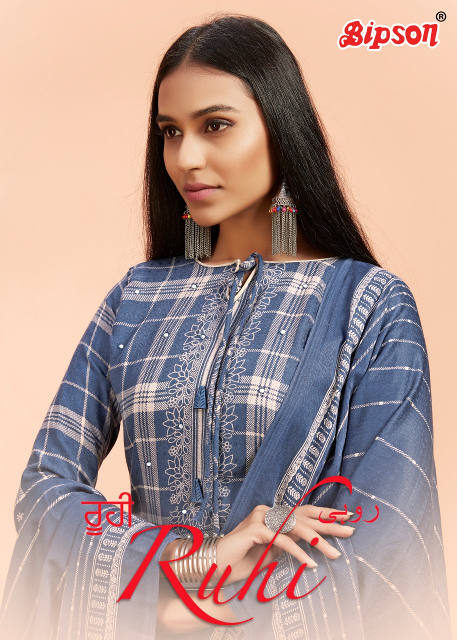 Bipson ruhi innovative style beautifully designed pashmina Salwar suits