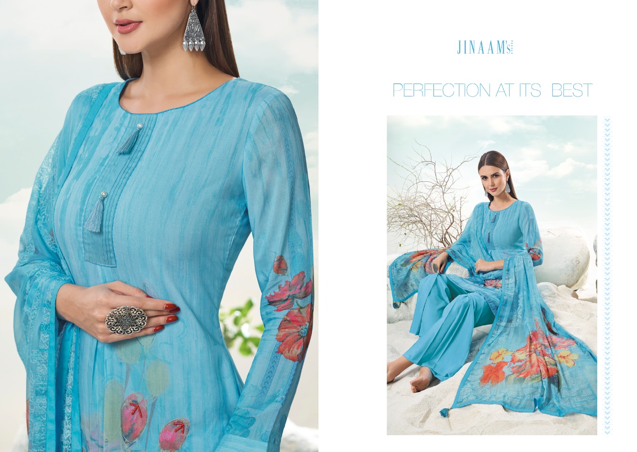 Jinaam Evana attractive look beautifully designed Salwar suits