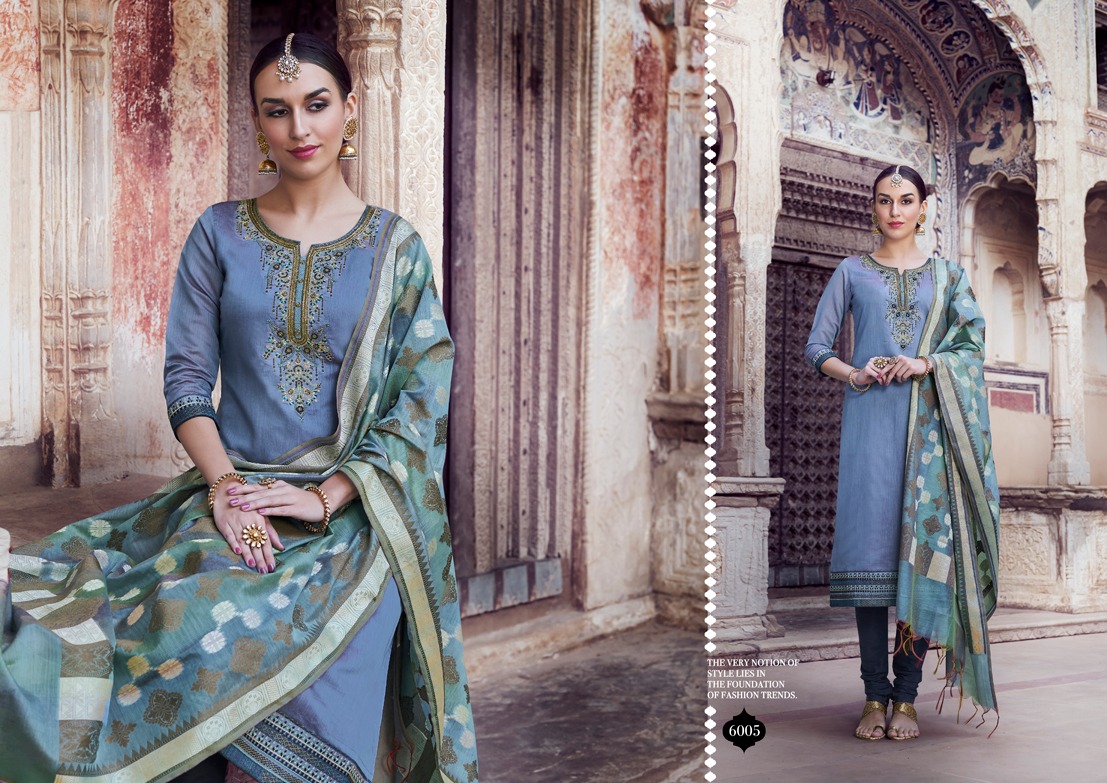 Kessi aabhushan vol-5 astonishing style attractive look Beautifully Designed Salwar suits