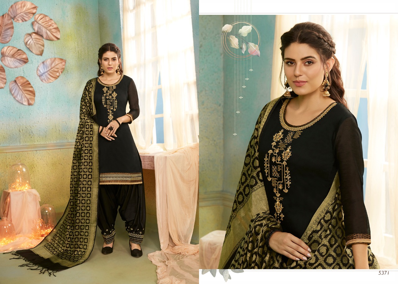 Kessi fabrics silk Patiala vol-2 Stylish look beautifully designed Salwar suits
