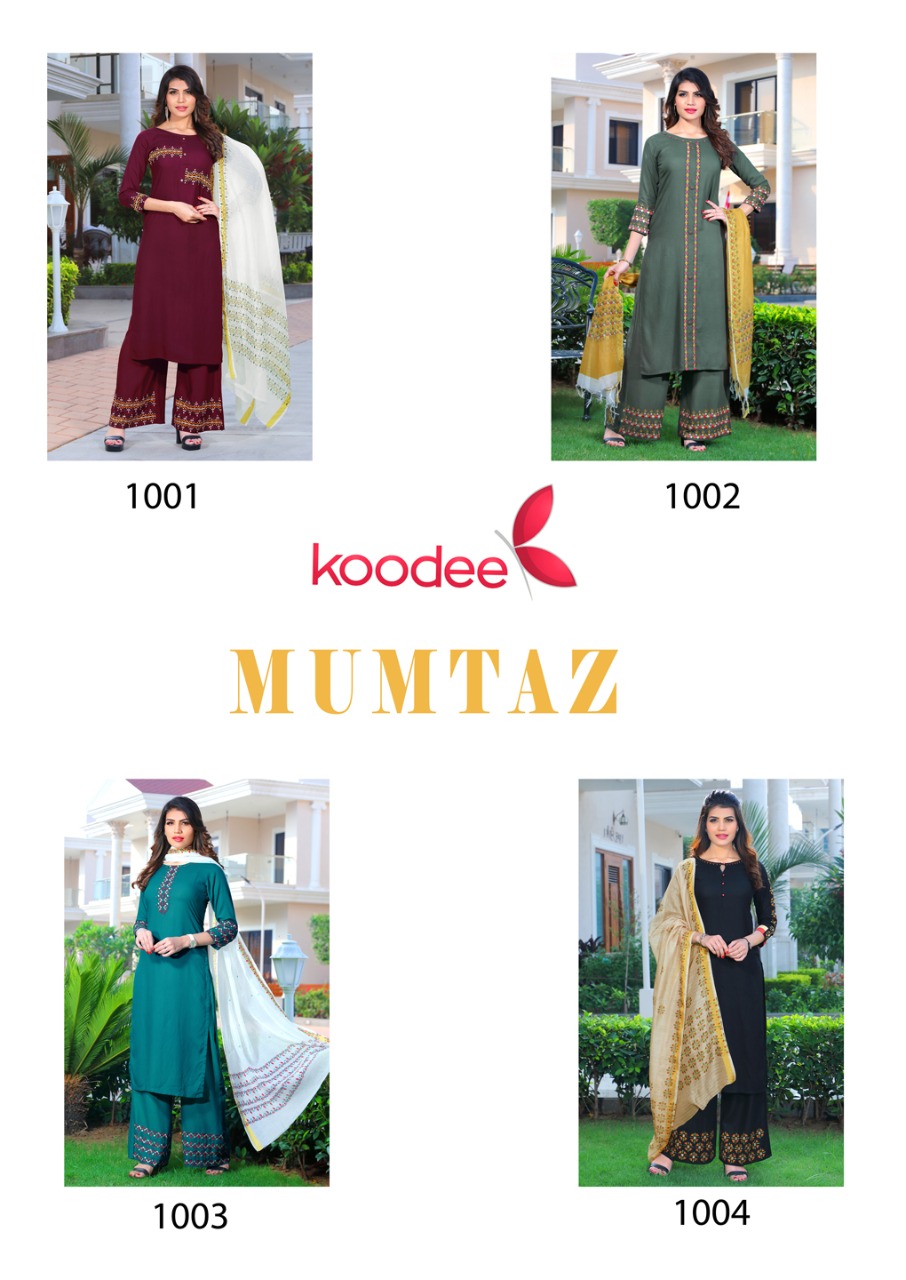 Koodee mumtaz attractive look Beautifully Designed Trendy fits Kurties