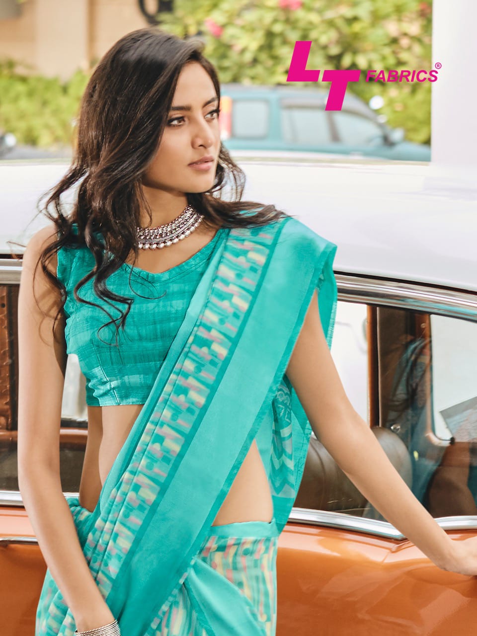 LT fashion belliza innovative style attractive look colorful Designed Sarees