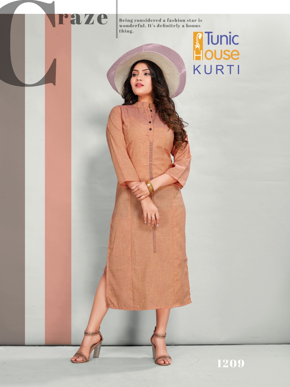 Neha Fashion peace elagant look Stylish designed colorful collection of Kurties