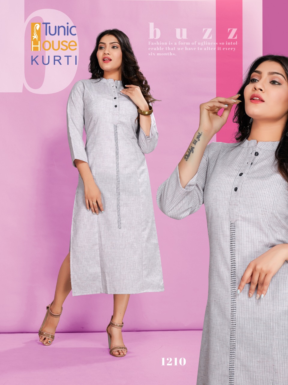 Neha Fashion peace elagant look Stylish designed colorful collection of Kurties