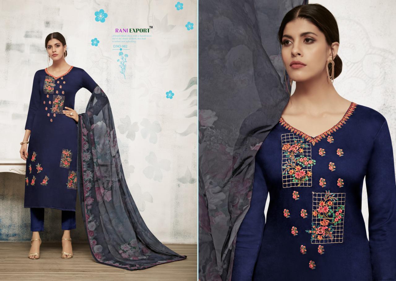 Rani exports Peonia innovative style beautifully designed Salwar suits