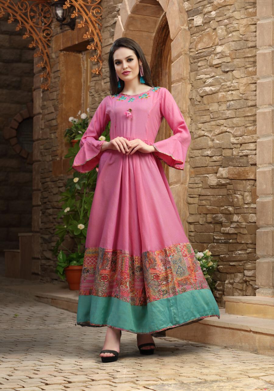 Riya Designer kastur astonishing style attractive look trendy fits Kurties
