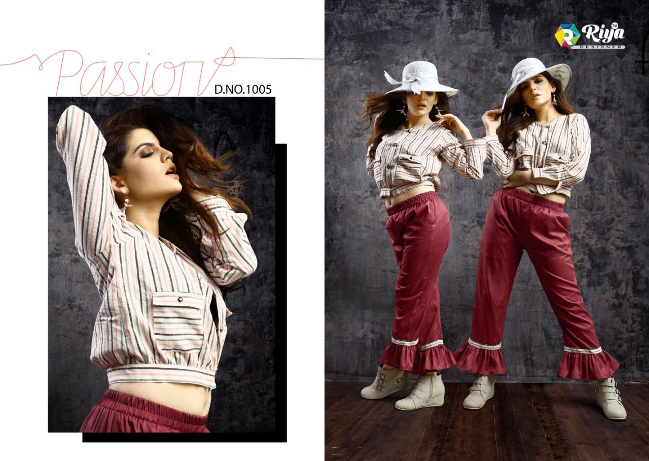 Riya Designer Western vol-1 Classy catchy look Trendy fits tops and bottoms