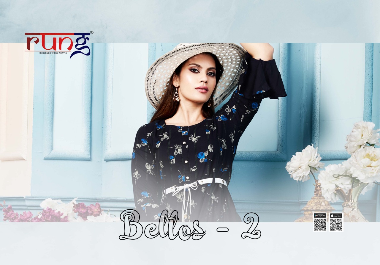 Rung beltos vol-2 attractive and stylish look classy catchy Kurties