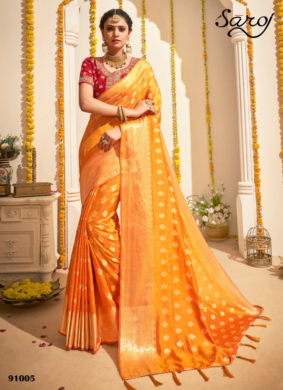 Saroj anokhi attractive look Stylishly Designed classic sarees