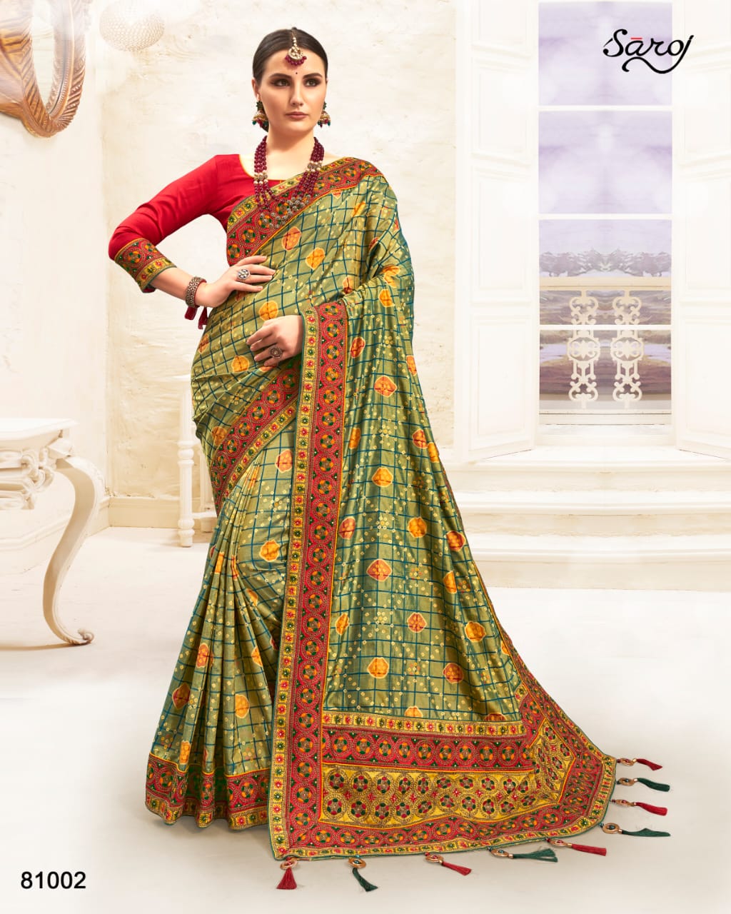 Saroj panihari astonishing style beautifully designed Sarees in factory rates