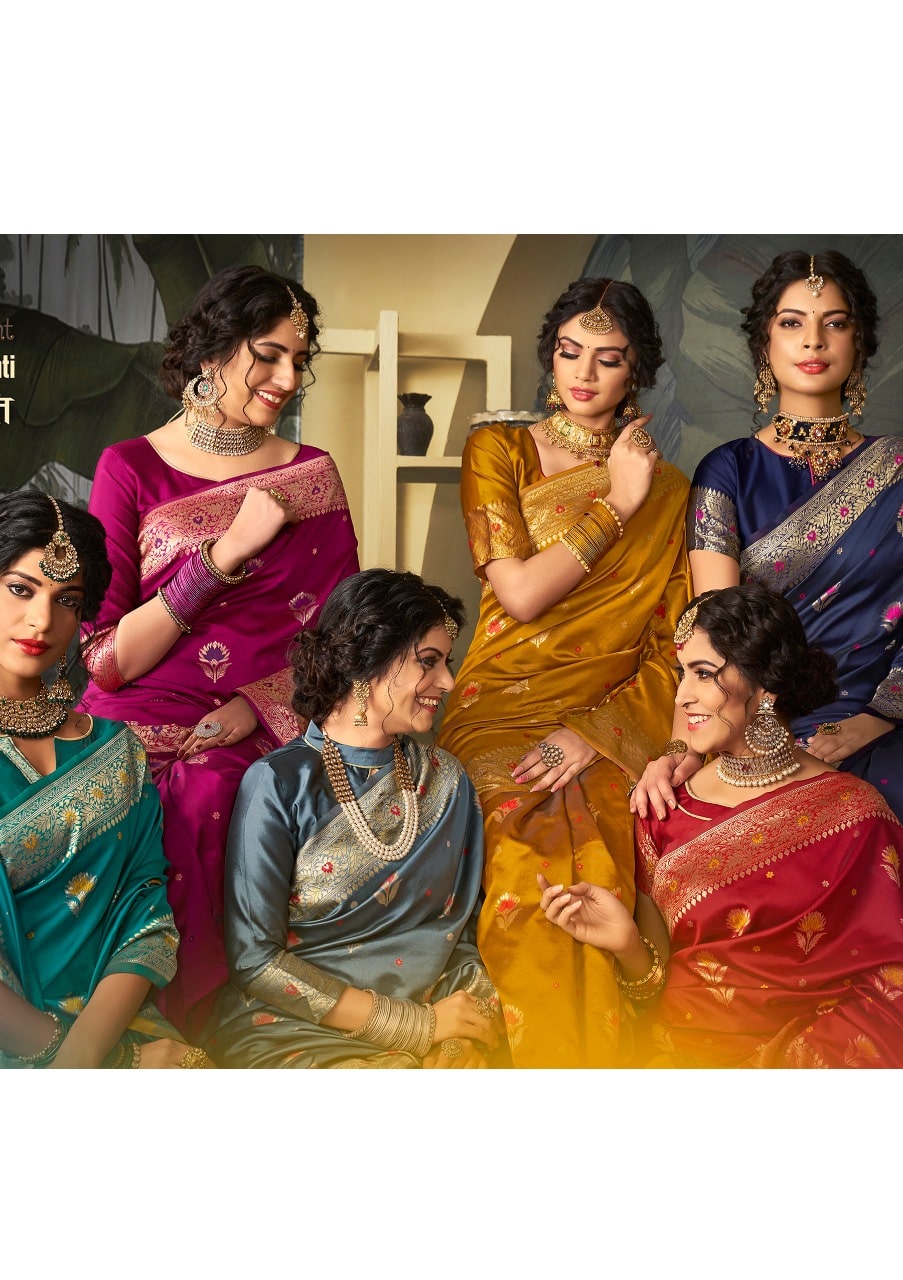 Shakunt weaves madhuvanti Beautifully Designed Sarees in factory rates
