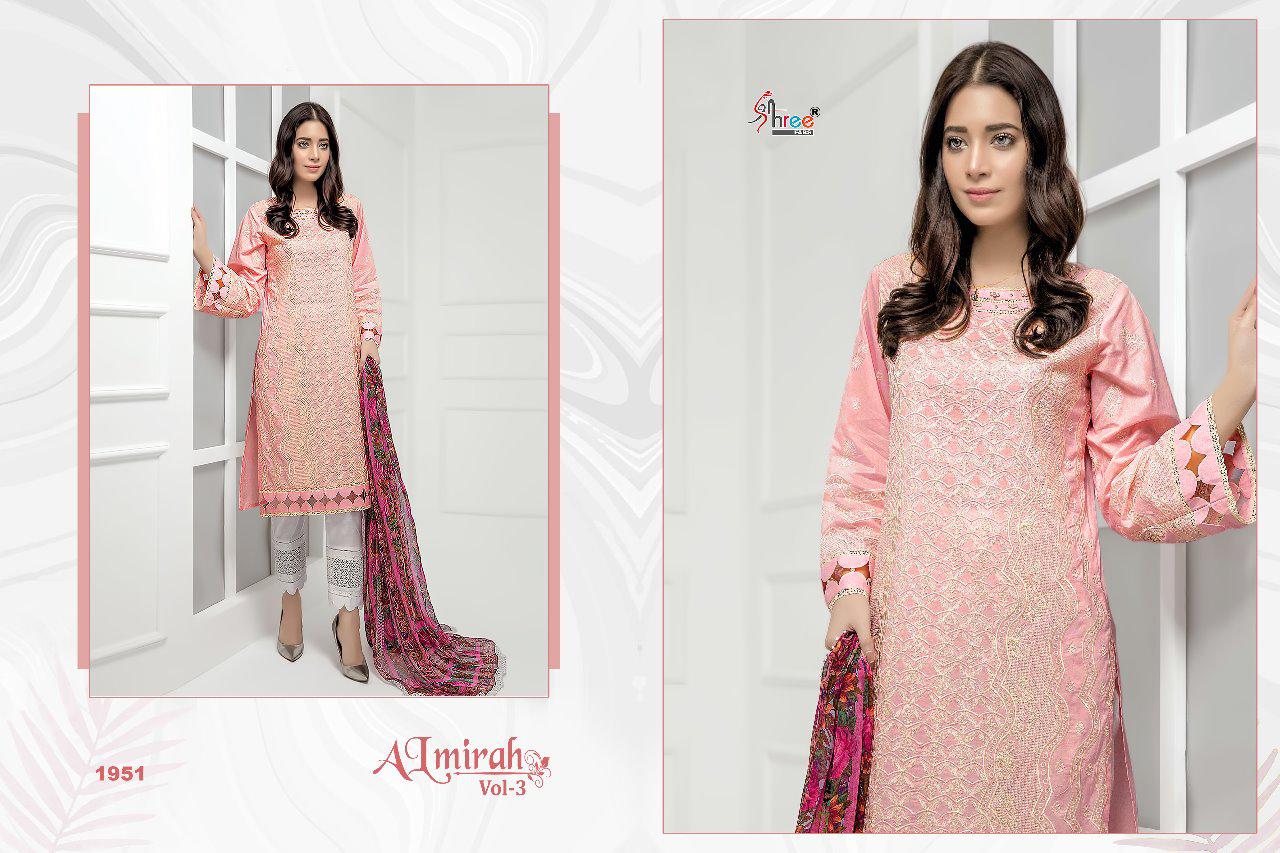 Shree Fab almirah Vol-3 Elegant look Stylish designed Salwar Suits