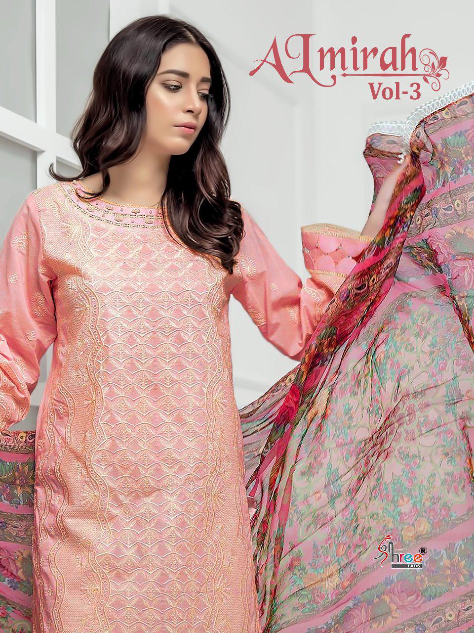 Shree Fab almirah Vol-3 Elegant look Stylish designed Salwar Suits