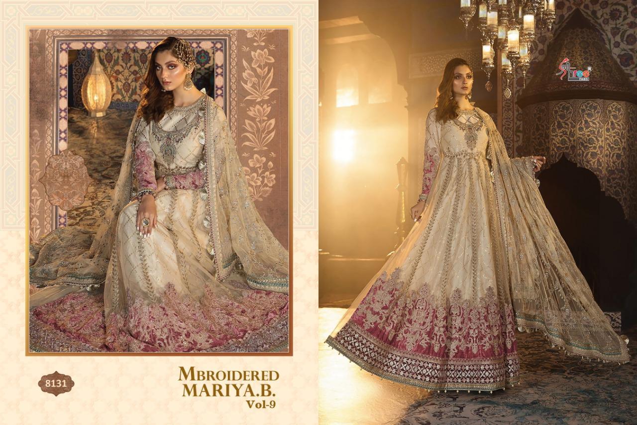 Shree Fab Maria b Embroidered vol-9 gorgeous stylish look Salwar suits