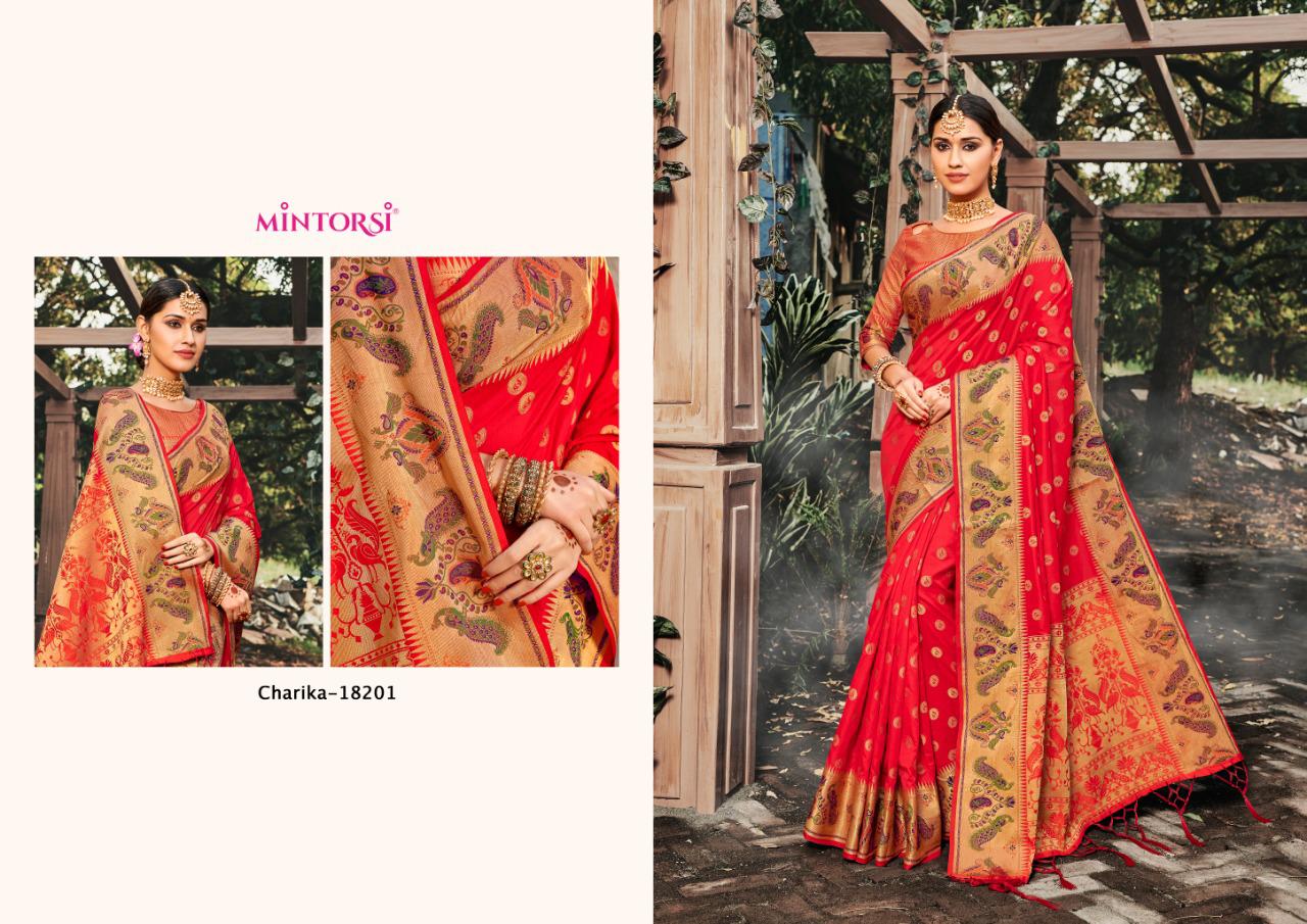 Varsiddhi mintorsi charika a new and stylish Designed beautifull Sarees